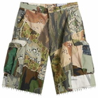 Gallery Dept Men's . Retouche Camo Patchwork Kenzie Shorts in Mixed Camo