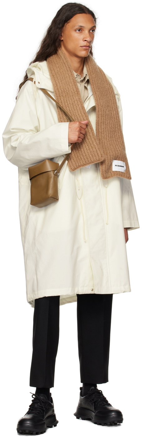 Jil Sander Tan Lid Small Bag