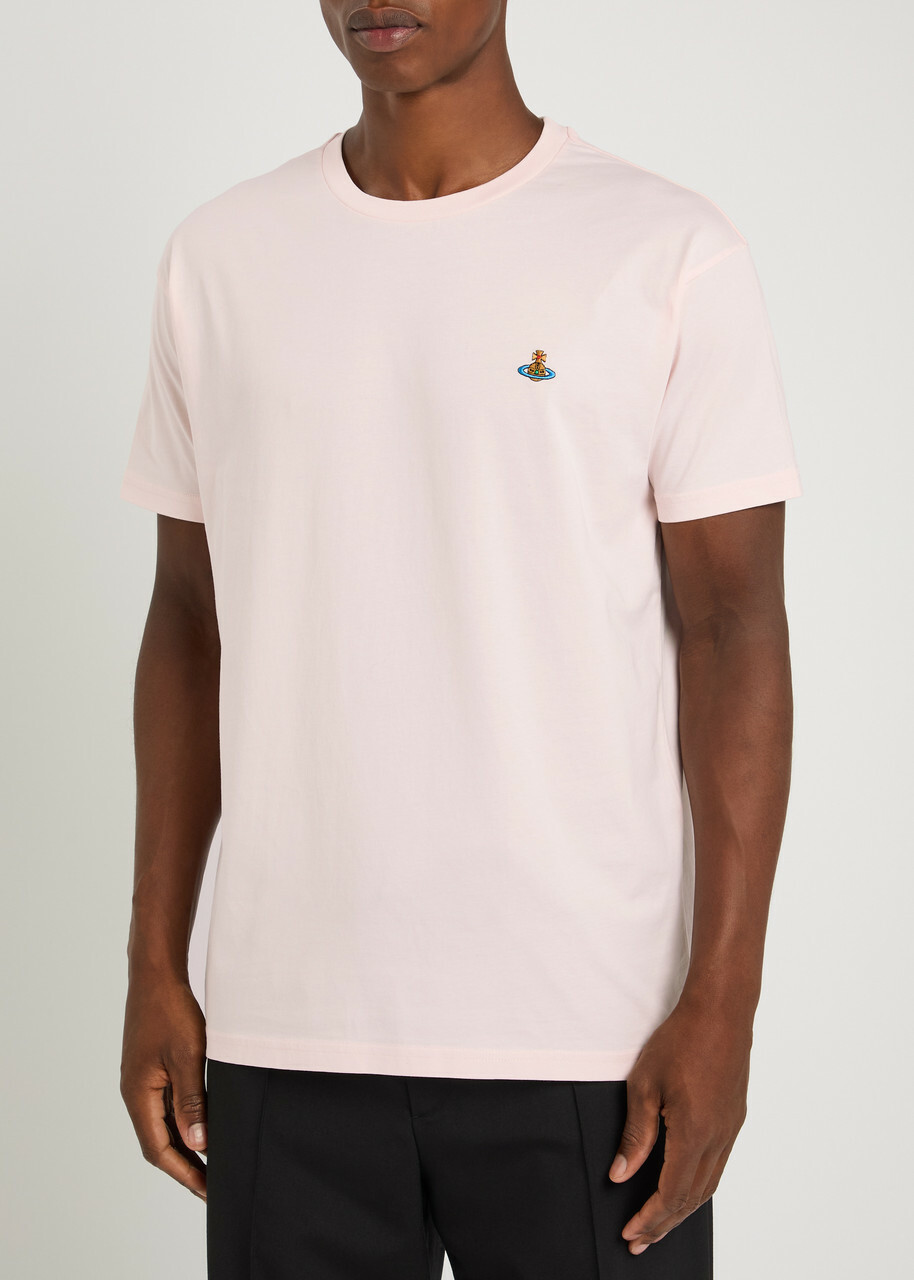 Tシャツ・カットソー Vivienne Westwood Pastel pink cotton t-shirt Vivienne Westwood Classic Logo Stretch-cotton T-shirt Pink