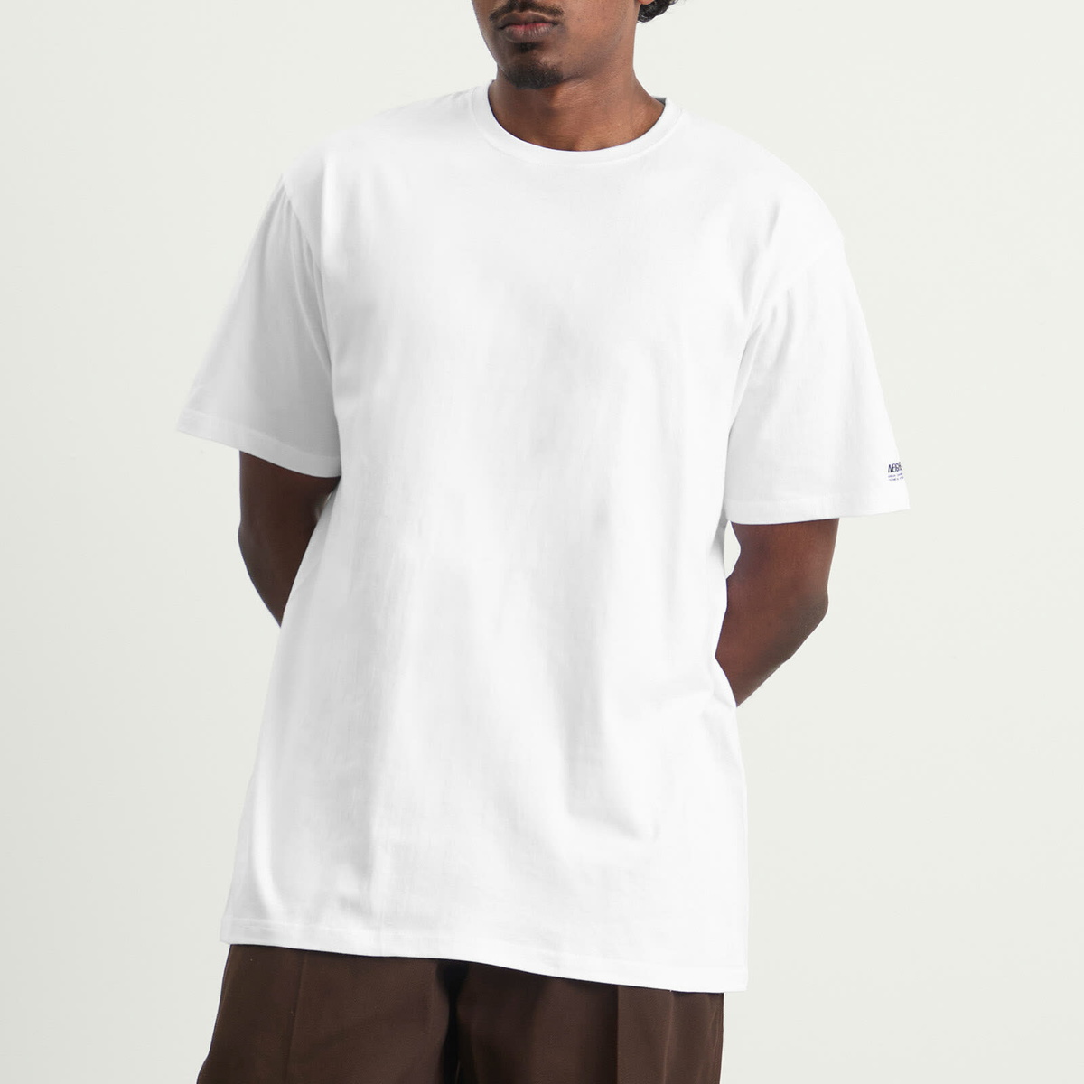 Neighborhood Men's Classic 2 Pack T-Shirts in White Neighborhood