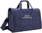 A.P.C. Blue Recuperation Gym Bag