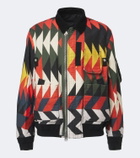 Sacai x A.P.C. padded printed cotton blouson jacket