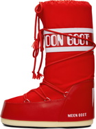 Moon Boot Red Icon Nylon Boots