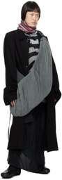 Kiko Kostadinov Gray Pleated Bag