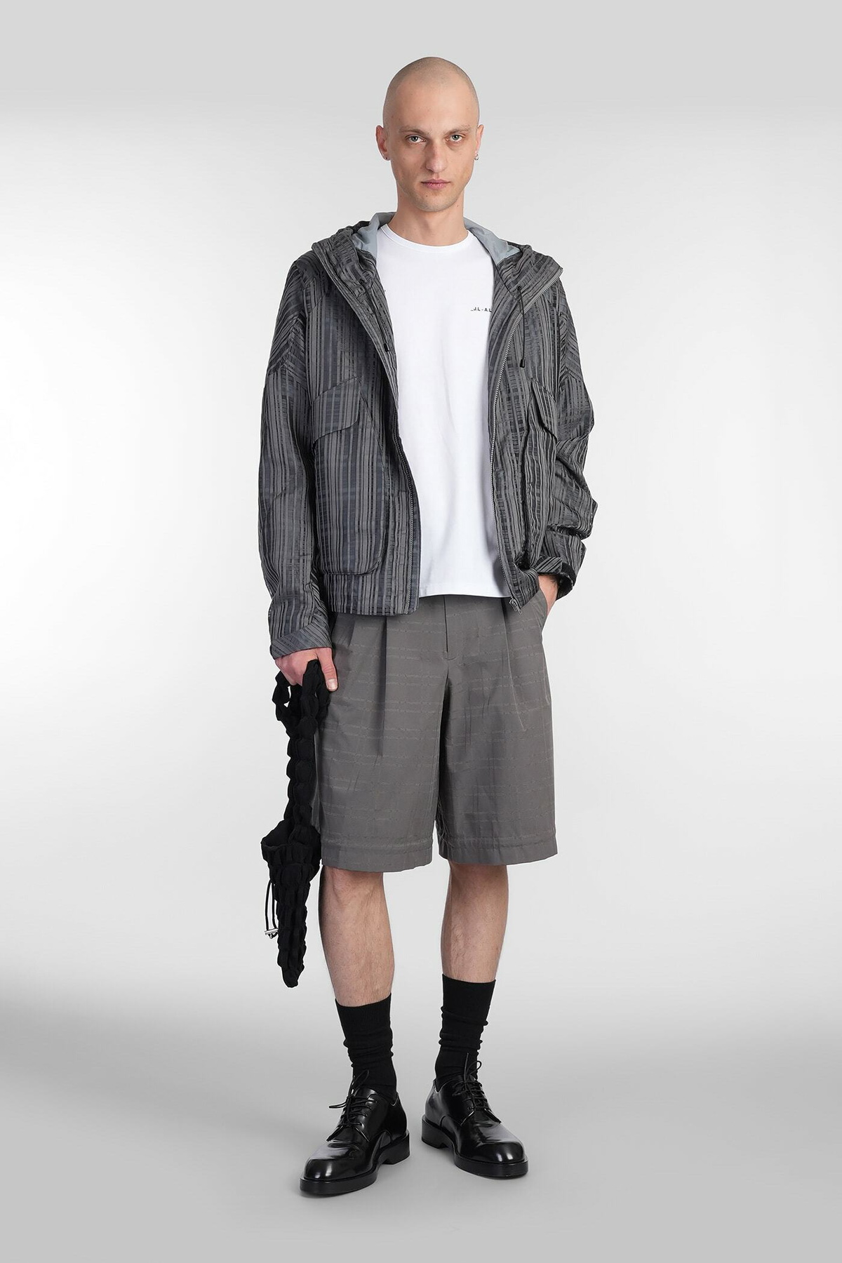 J.L-A.L Dalma Shortsleeve T-shirt In White Cotton