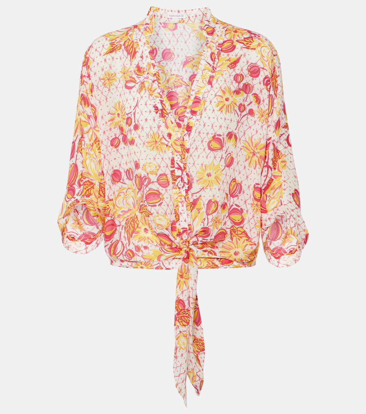 Poupette St Barth Azia floral shirt
