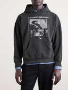 Enfants Riches Déprimés - Il Possesso Printed Cotton-Jersey Hoodie - Black