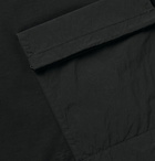 Y-3 - Oversized Shell-Panelled Cotton-Blend Jersey T-Shirt - Black