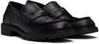 Burberry Black Leather Rogue Loafers
