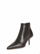 MAX MARA - 65mm Leather Ankle Boots