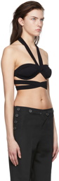 KHAITE Black 'The Rooke' Bralette