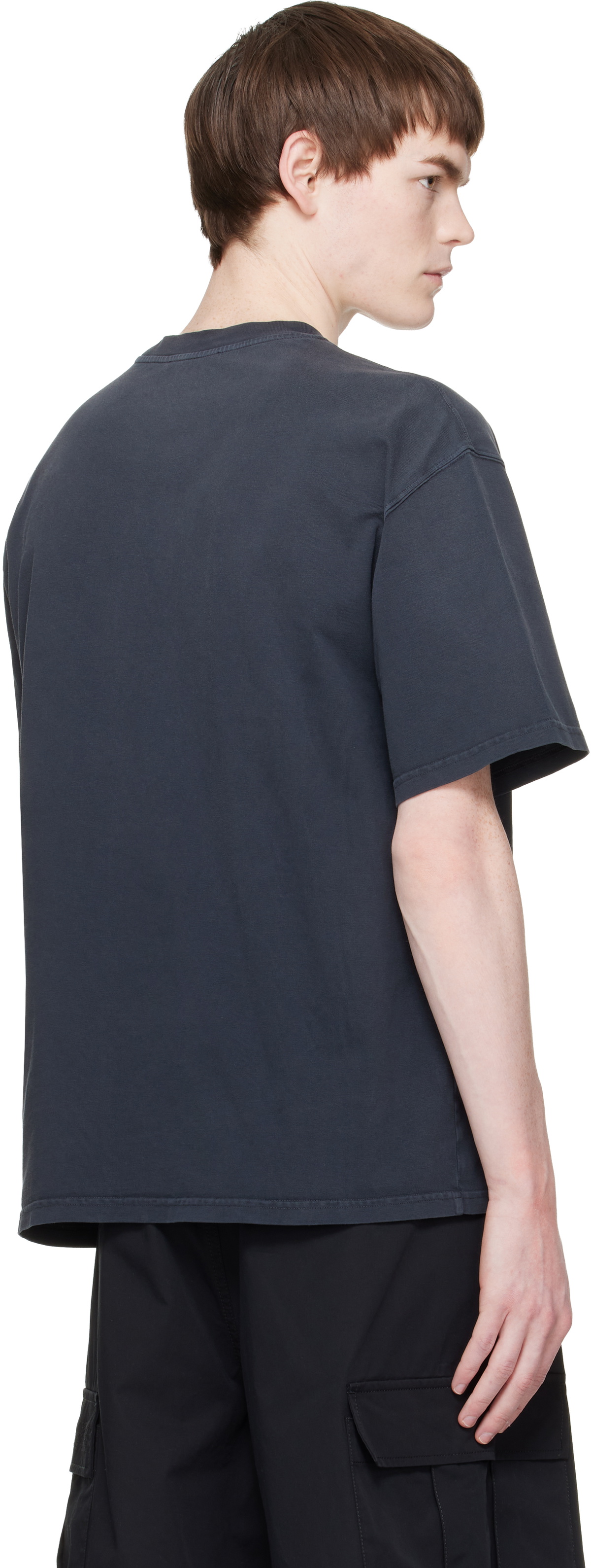 Marni Black Cotton 'Marni Patches' T-shirt