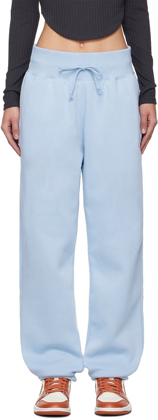 Photo: Nike Blue Oversized Sweatpants