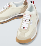 Thom Browne Tech Runner suede-trimmed sneakers