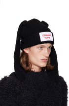 Charles Jeffrey Loverboy Black Chunky Rabbit Beanie