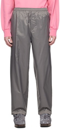 Acne Studios Gray Coated Trousers