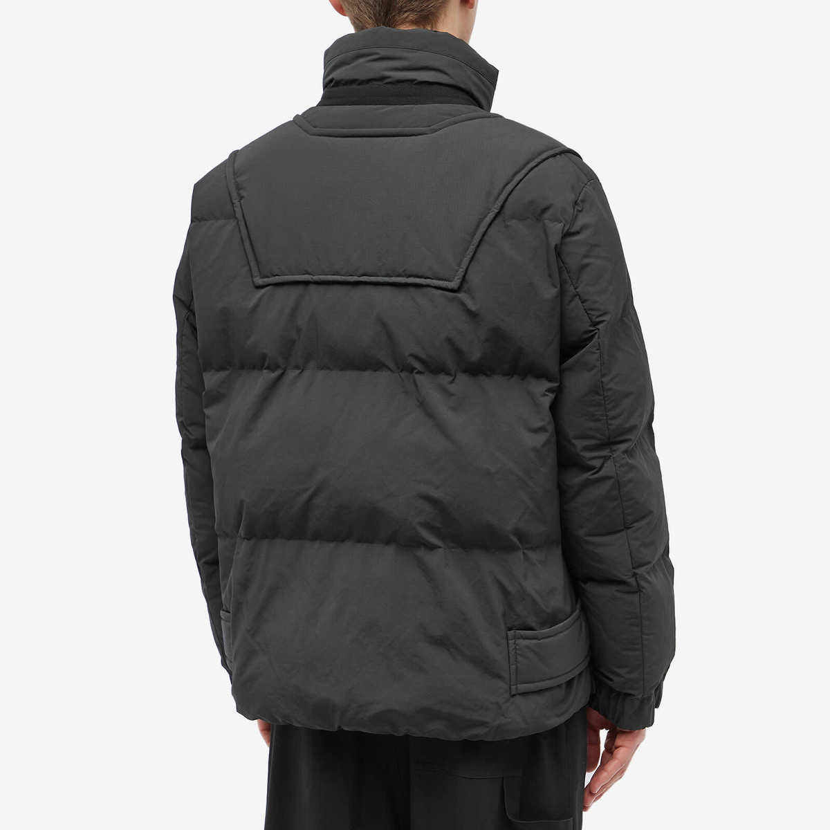 Sacai Men's Padded MA-1 Jacket in Black Sacai