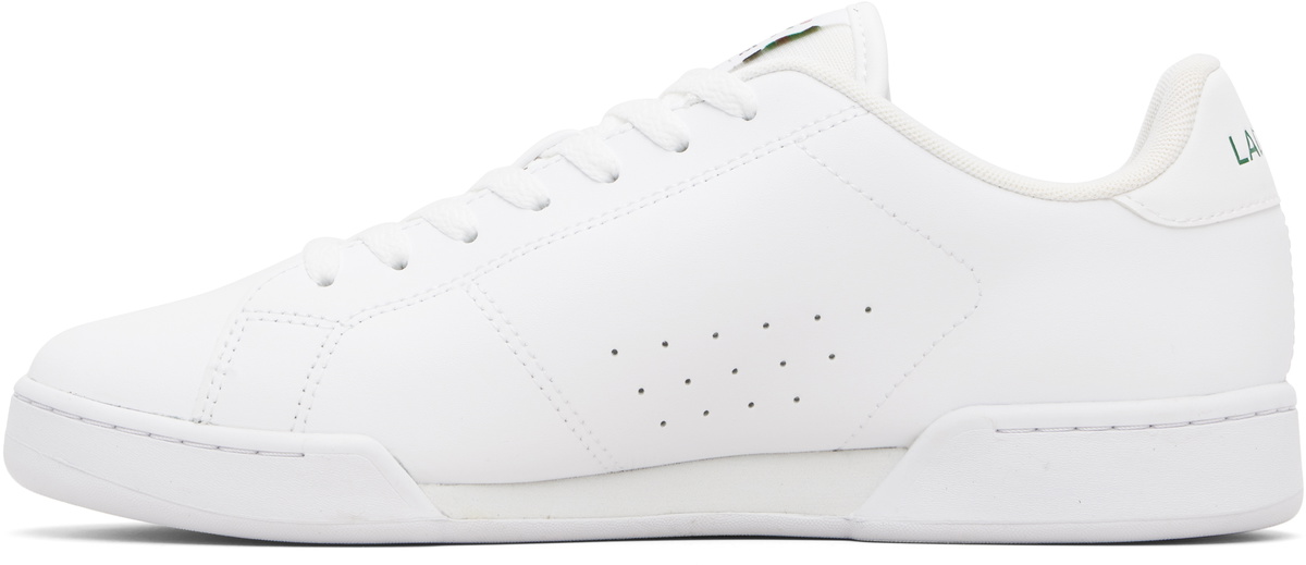 Lacoste White Carnaby Cup Leather Sneakers
