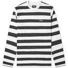 Stussy Long Sleeve Printed Stripe Tee