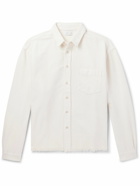 John Elliott - Hemi Frayed Cotton-Canvas Shirt - White