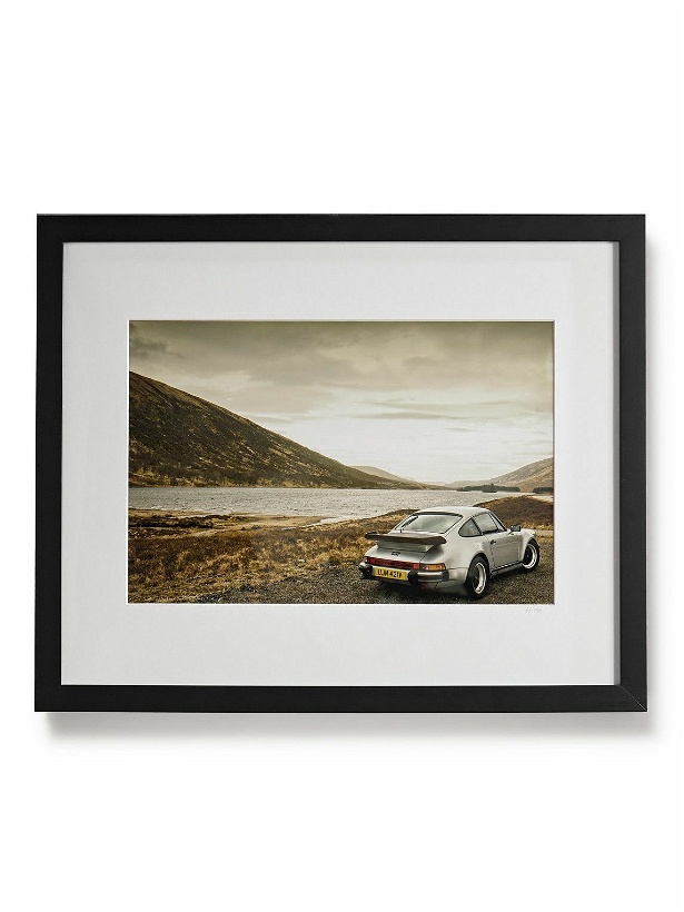 Photo: Sonic Editions - Framed 2017 911 Turbo, Scotland Print, 16&quot; x 20&quot;