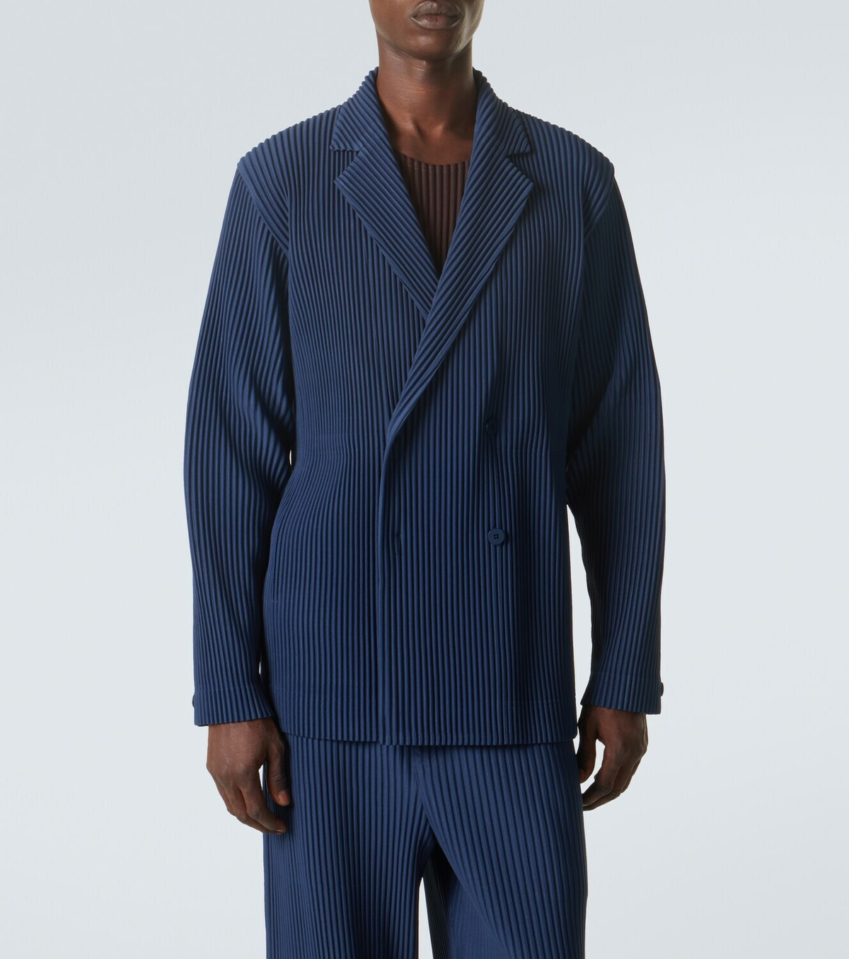 Homme Plissé Issey Miyake Tailored Pleats 1 double-breasted blazer