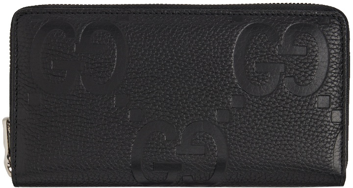 Photo: Gucci Black Jumbo GG Continental Wallet