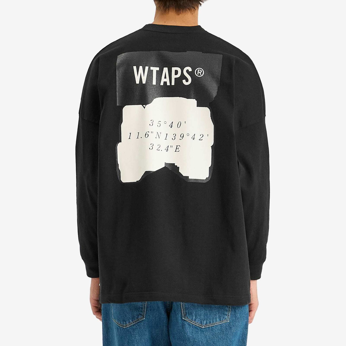WTAPS ロンT SCAB 長袖　Tシャツ　251atdt-csm17 WTAPS Men's Scab Long Sleeve T-Shirt in Black WTAPS