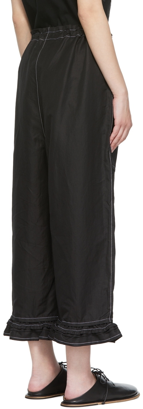 Tricot Comme des Garçons Black Cotton Trousers