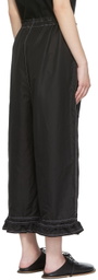 Tricot Comme des Garçons Black Cotton Trousers