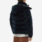 Moncler Men's Armorique Velvet Down Jacket in Navy