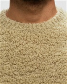 Awake Boucle "A" Sweater Beige - Mens - Sweatshirts