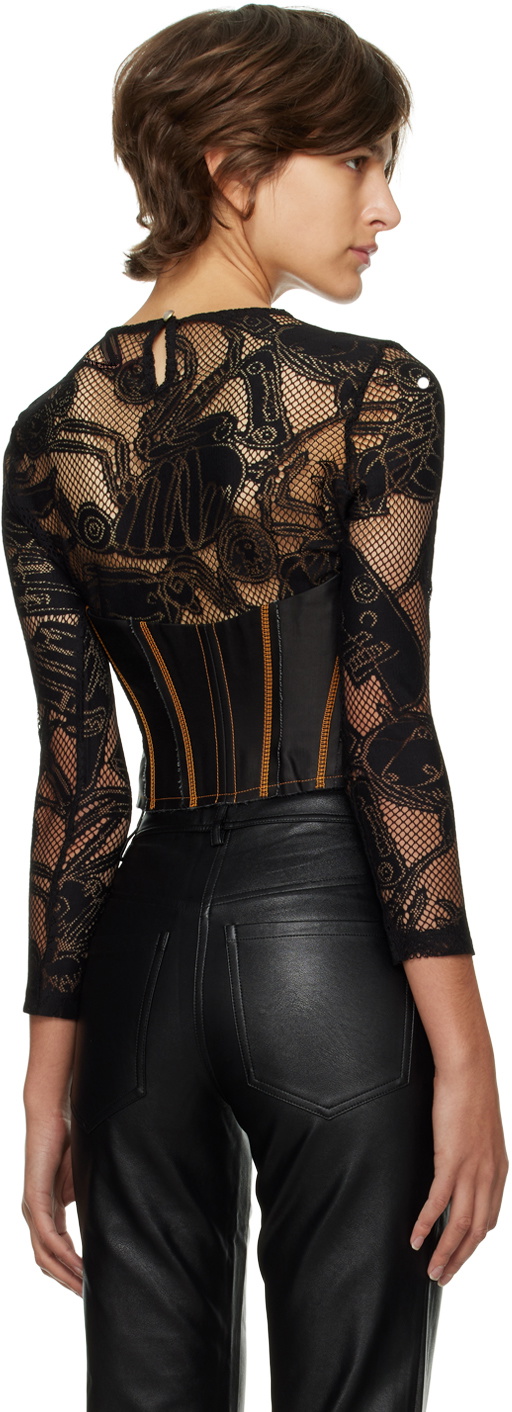 Miista Black Vera Corset