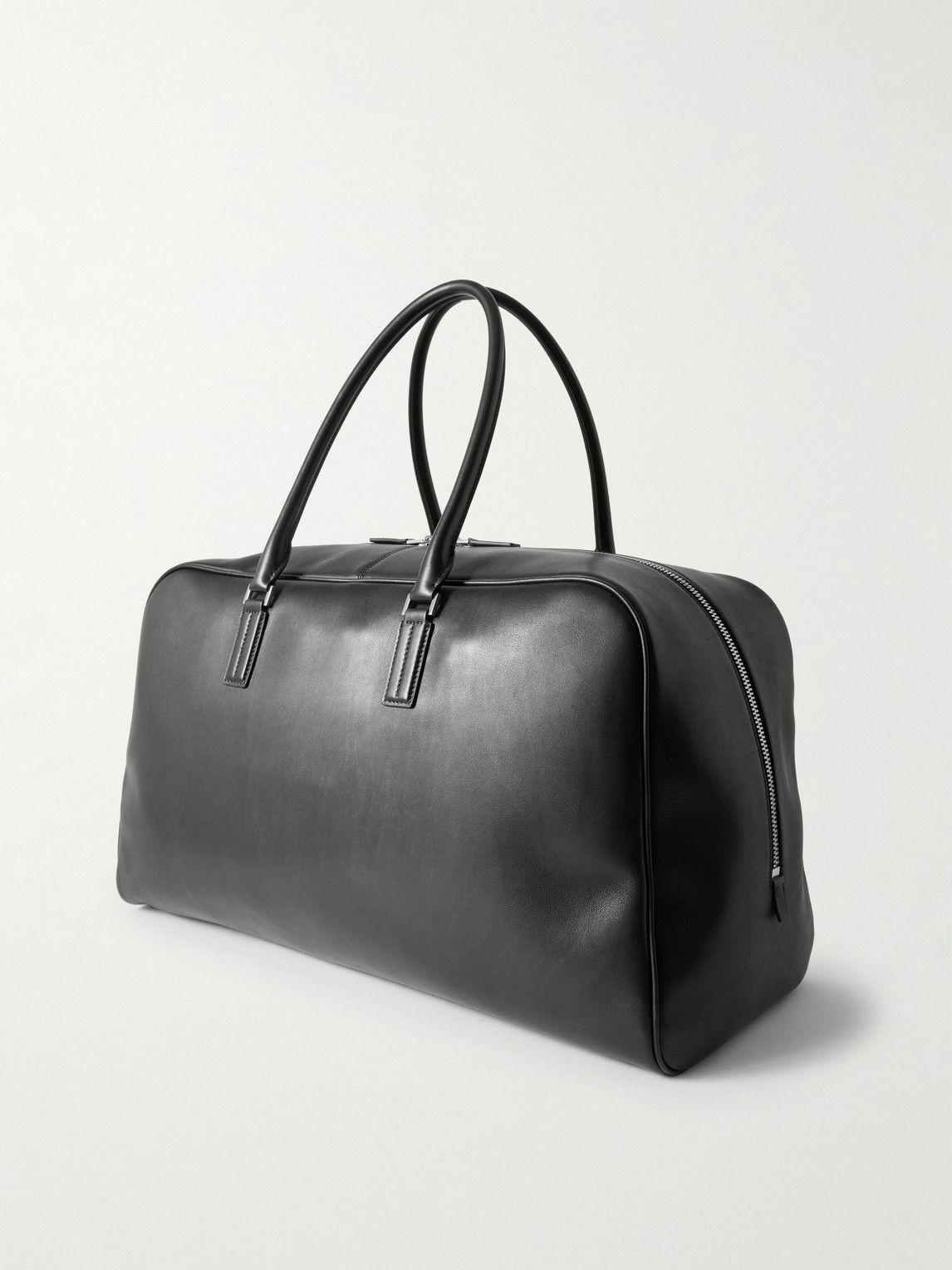 TOM FORD - Logo-Print Leather Weekend Bag