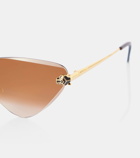 Cartier Eyewear Collection Panthère de Cartier cat-eye sunglasses