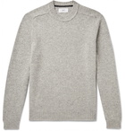 Mr P. - Mélange Shetland Wool Sweater - Gray