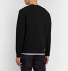 Theory - Panelled Knitted Sweater - Black