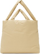 KASSL Editions Beige Large Oil Pillow Tote