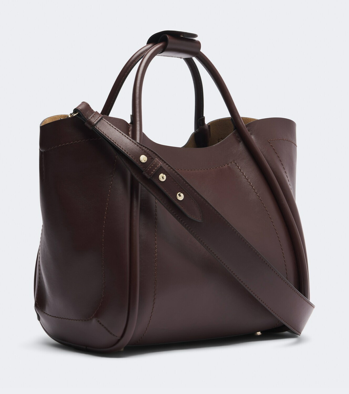 Max Mara Medium leather top-handle bag
