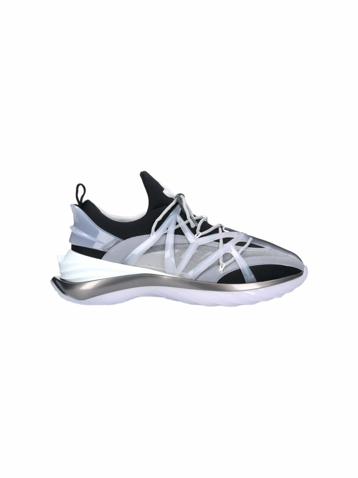 スニーカー Jimmy Choo Grey Leather Diamond Light M Sneakers Jimmy Choo Grey Leather Diamond Light/m Sneakers Jimmy Choo