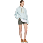 Acne Studios Blue Bla Konst Oversized Hoodie