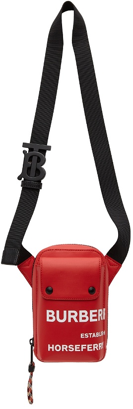 Photo: Burberry Red 'Horseferry' Jed Messenger Bag