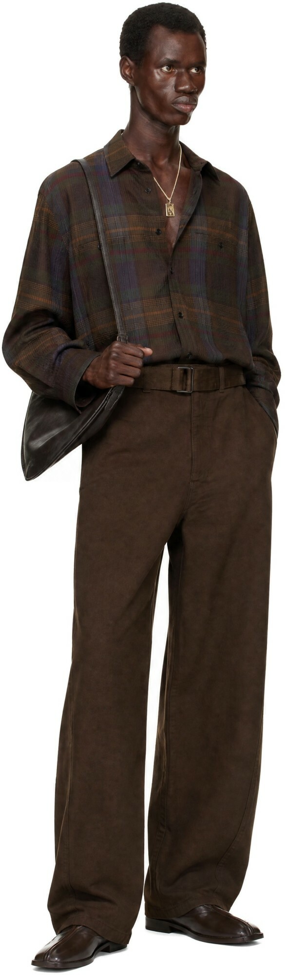 LEMAIRE Khaki Double Pocket Shirt