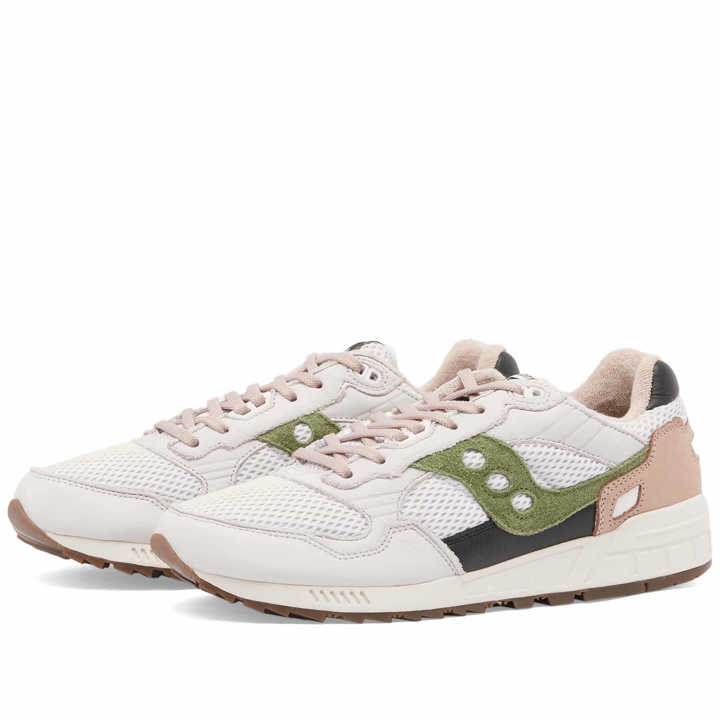 Photo: Saucony Men's Shadow 5000 'Unplugged' Sneakers in Grey/Green