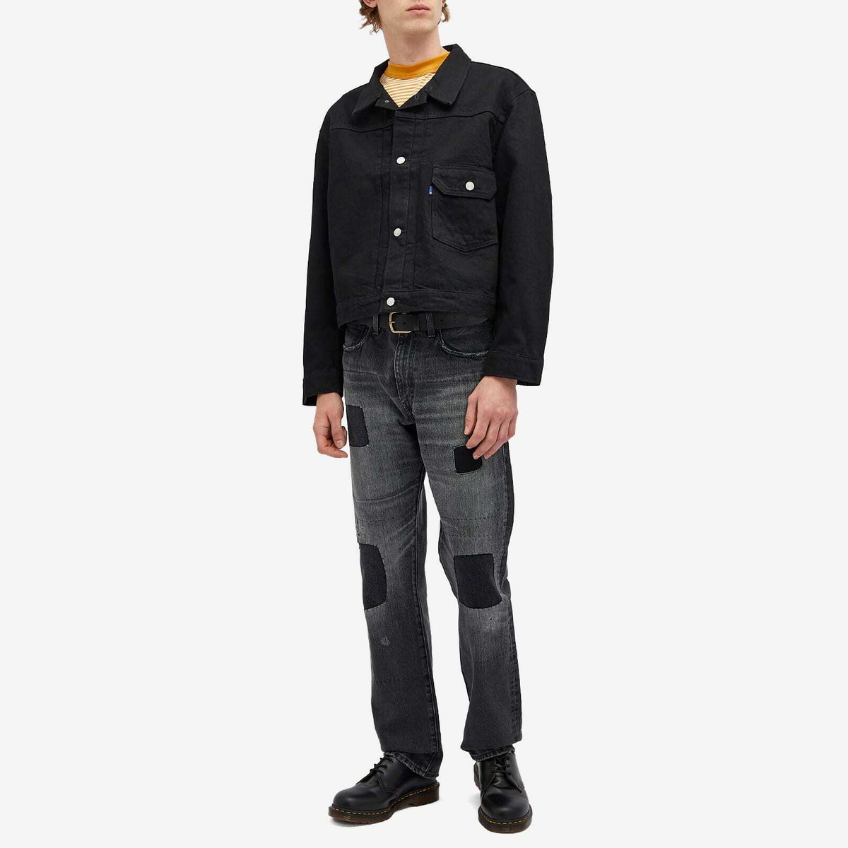 Levi's Men's Levis MIJ Type I Denim Jacket in Greaser Black