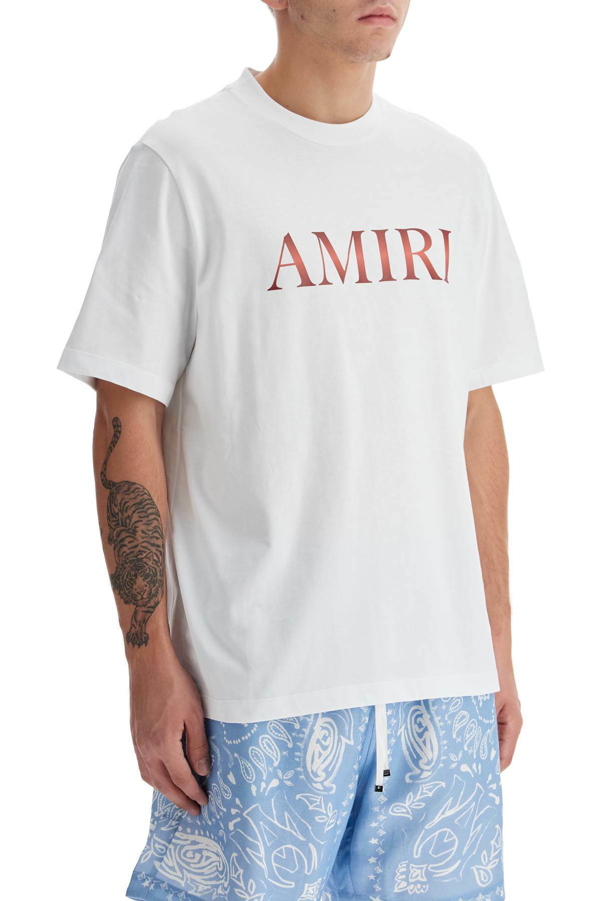 【関税込み】AMIRI ホワイト Amiri Core グラデーション Tシャツ AMIRI amiri core gradient t-shirt White Amiri