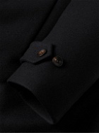 Boglioli - Virgin Wool-Blend Twill Coat - Black
