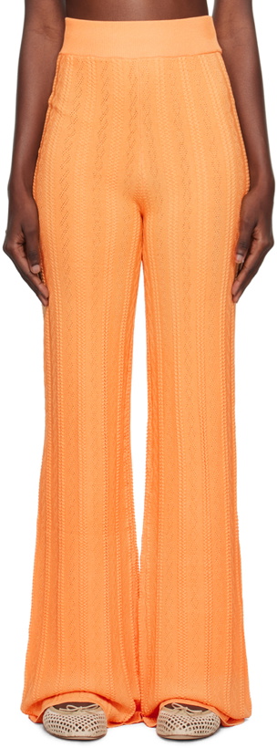 Photo: REMAIN Birger Christensen Orange Straight Pants