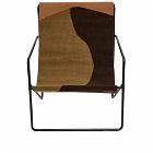 Ferm Living Desert Lounge Chair in Black/Dune