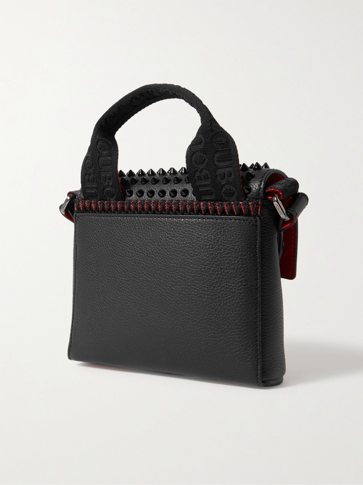 最も完璧な ルブタン LOUBICLIC Louboutin Black MESSENGER SMALL バッグ